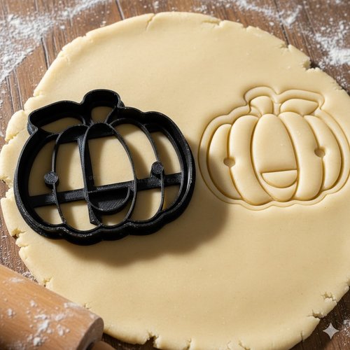 Emporte-pièce citrouille 8cm - moule à biscuit halloween artisanal