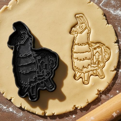 Emporte-pièce llama piñata 8 cm - moule à biscuit artisanal