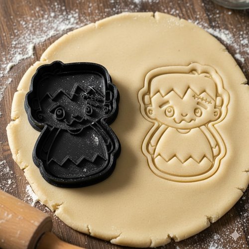 Emporte-piece frankenstein - moule a biscuit halloween 8 cm