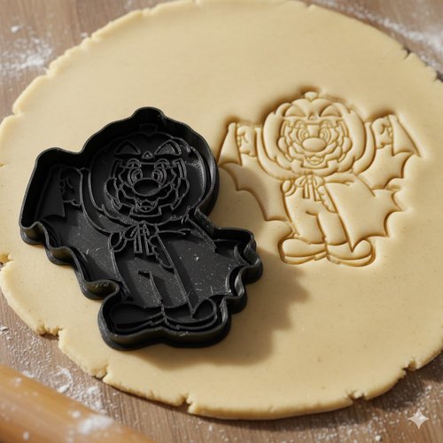 Emporte-piece halloween citrouille vampire - moule a biscuits 8 cm