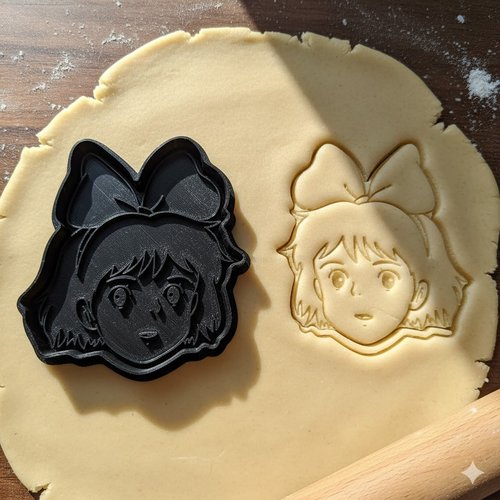 Emporte-piece kiki la petite sorciere 8 cm - moule a biscuit ghibli