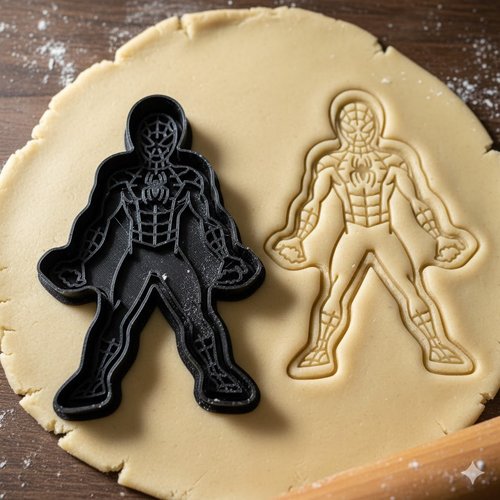 Emporte-pièce spider-man 8 cm - moule biscuits super-héros