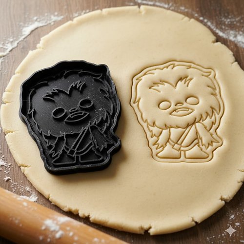 Emporte-piece chewbacca star wars 8 cm - moule biscuit artisanal