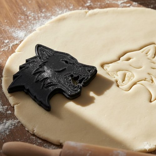 Emporte-pièce loup witcher - moule biscuits pâtisserie 8 cm