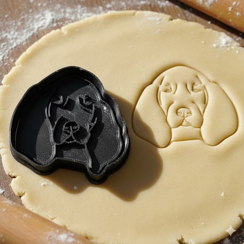 Emporte-piece chien basset hound pour biscuits et patisserie - 8 cm