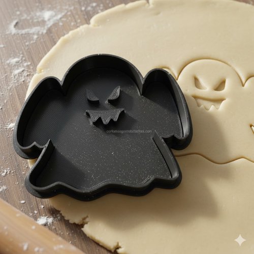 Emporte-piece fantome halloween - moule biscuit 8 cm
