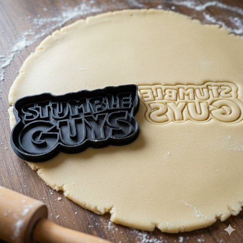 Emporte-piece stumble guys 8 cm - moule a biscuit artisanal