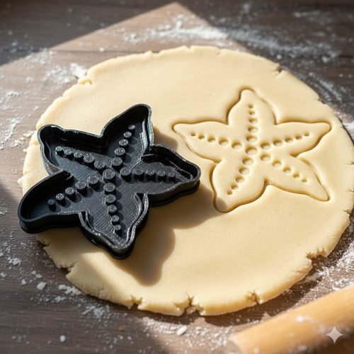 Emporte-piece etoile de mer 8 cm - moule de patisserie artisanale
