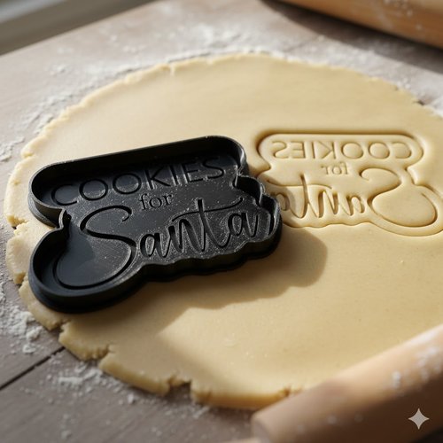 Emporte-pièce cookies for santa - moule à biscuits noël 8 cm