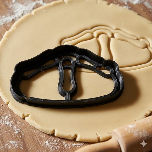 Emporte-piece artisanal 8 cm pour biscuits et pate sablee