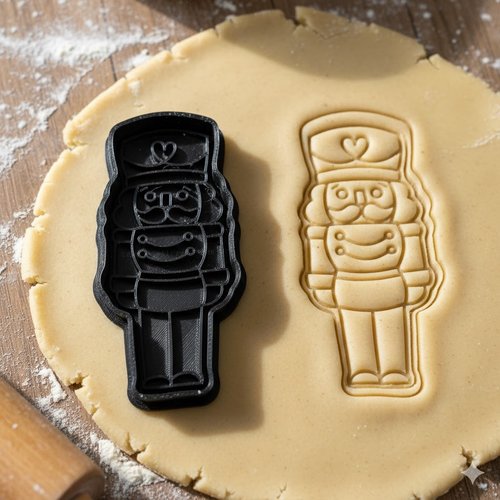 Emporte-pièce casse-noisette 8 cm - moule à biscuits de noël