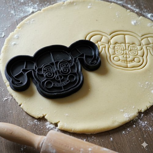 Emporte-pièce circus baby - moule à biscuit pâtisserie 8 cm