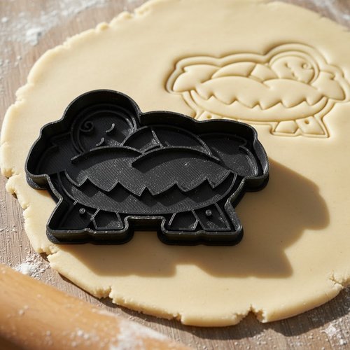 Emporte-piece enfant de la creche de noel - 8 cm