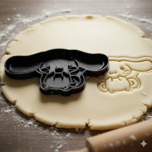 Emporte-piece chien kawaii 8 cm - moule biscuit artisanal