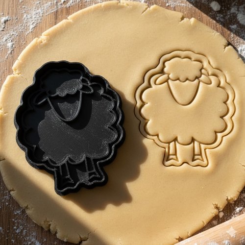 Emporte-piece mouton 8 cm - moule a biscuit patisserie artisanale