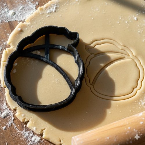 Emporte-piece artisanal motif sac de farine 8 cm pour biscuits