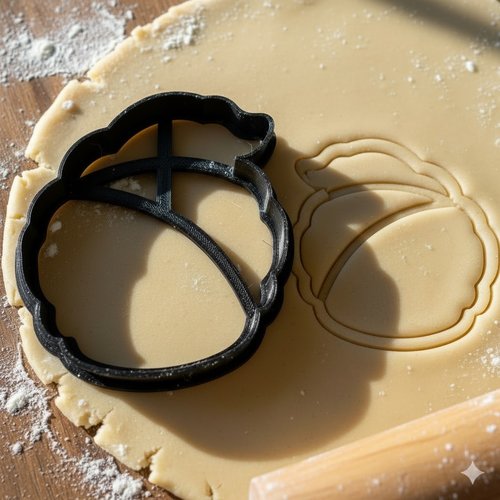 Emporte-piece artisanal fleur de cerisier 8 cm - moule a biscuit