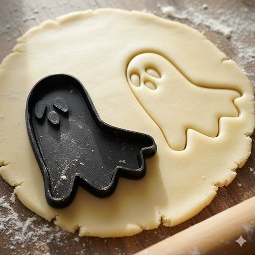 Emporte-pièce fantôme halloween 8 cm - moule à biscuit artisanal