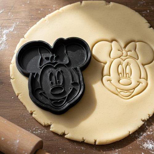 Emporte-piece minnie mouse pour biscuits et pate a sucre 8 cm