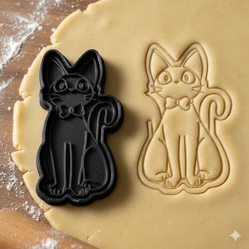 Emporte-piece chat kiki - moule biscuit artisanal 8 cm