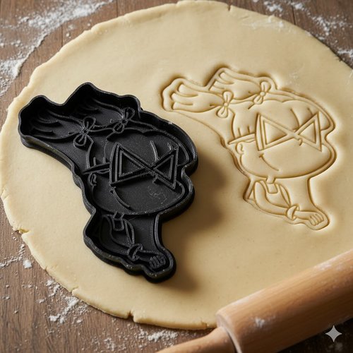 Emporte-piece angelica rugrats 8 cm pour biscuits et patisserie