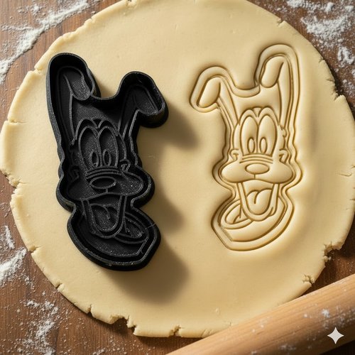 Emporte-piece goofy dingo pour biscuits et pate a sucre - 8 cm