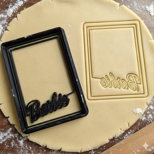 Emporte-piece barbie pour biscuits et pate a sucre - 8 cm