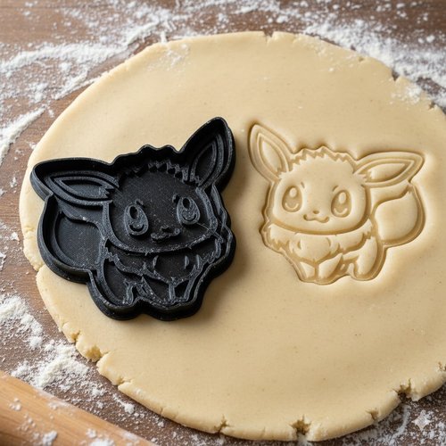 Emporte-pièce eevee evoli pour biscuits et pâtisserie - 8 cm
