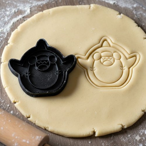 Emporte-piece monstre mignon 8 cm pour biscuits et patisserie