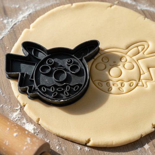Emporte-piece pikachu donut 8 cm - moule a biscuit artisanat