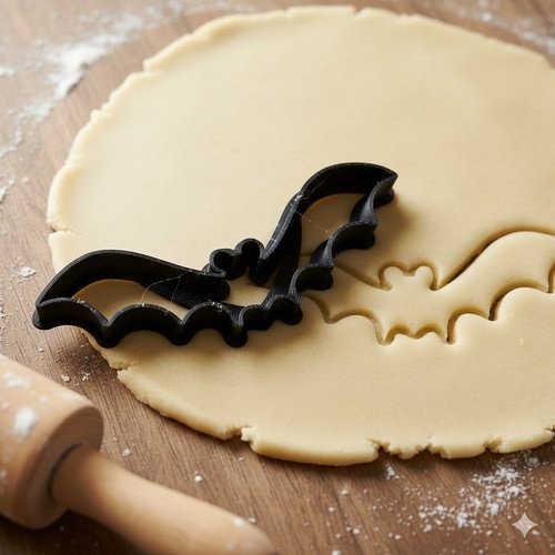 Emporte-piece chauve-souris 8 cm - moule halloween pour biscuits