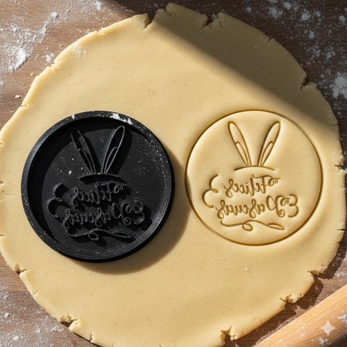 Emporte-piece lapin de paques 8 cm - moule biscuit artisanal