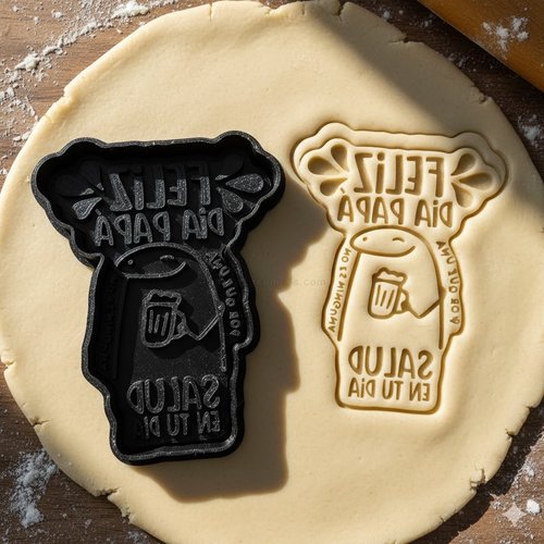 Emporte-piece fete des peres flork - moule biscuit artisanal 8 cm