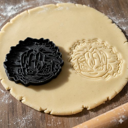 Emporte-piece manga anime - moule a biscuits artisanal 8 cm