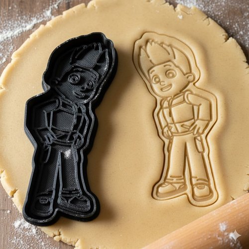 Emporte-piece ryder pat patrouille 8 cm pour biscuits et patisserie