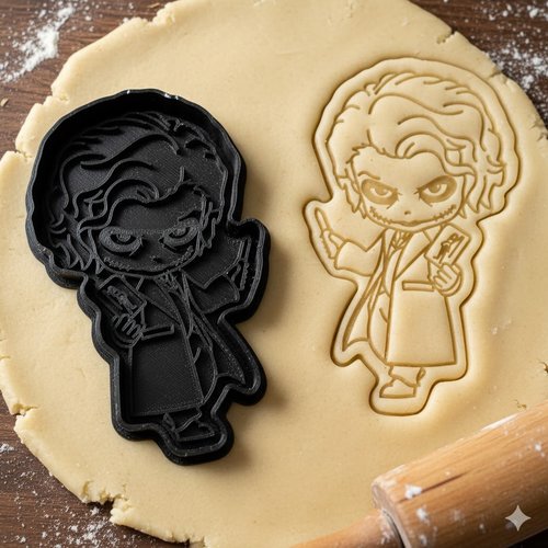 Emporte-piece joker pour biscuits et pâtisserie artisanale - 8 cm