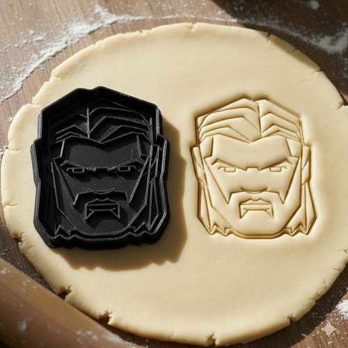 Emporte-piece thor super-heros - moule biscuit 8 cm artisanat