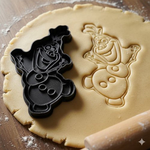 Emporte-piece bonhomme de neige 8 cm - moule patisserie artisanal