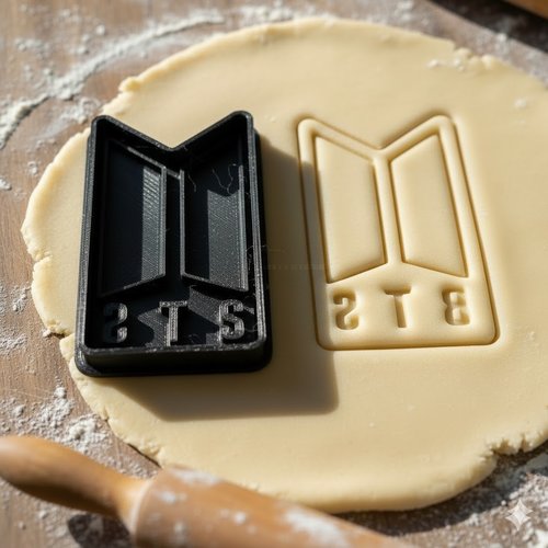 Emporte-piece bts pour biscuits et patisserie - moule artisanal 8 cm