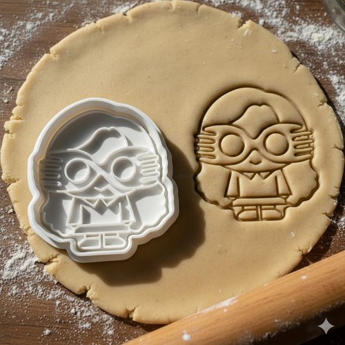 Emporte-piece luna lovegood 8cm - moule a biscuits artisanal