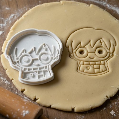 Emporte-piece harry potter artisanal 8 cm pour biscuits et patisserie