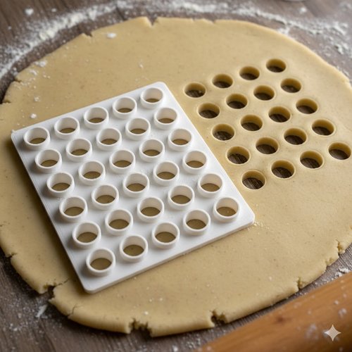 Emporte-piece multi-ronds 8 cm - moule pour biscuits et patisserie