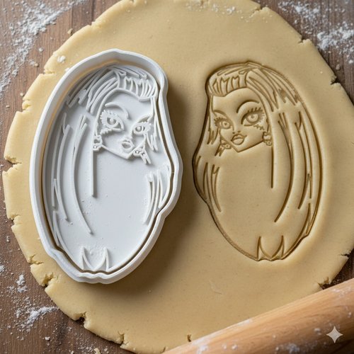 Emporte-piece monster high frankie stein 8 cm - moule biscuit