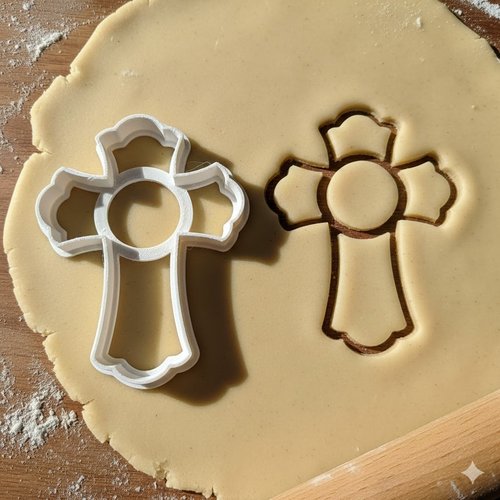 Emporte-piece croix celtique 8 cm - moule a biscuits artisanal