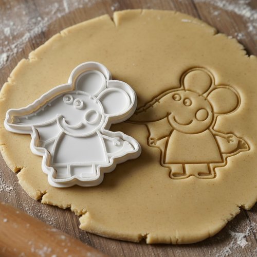 Emporte-piece elephant rigolo 8 cm - moule biscuit patisserie