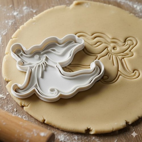 Emporte-piece chien fantome zero 8cm - moule biscuits halloween