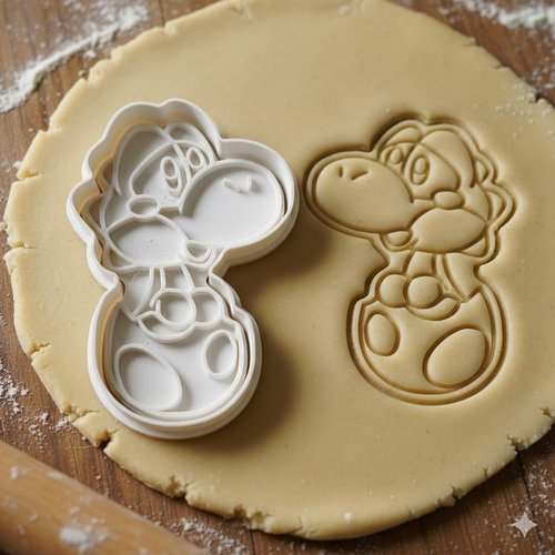 Emporte-pièce yoshi œuf - moule biscuit artisanal 8 cm