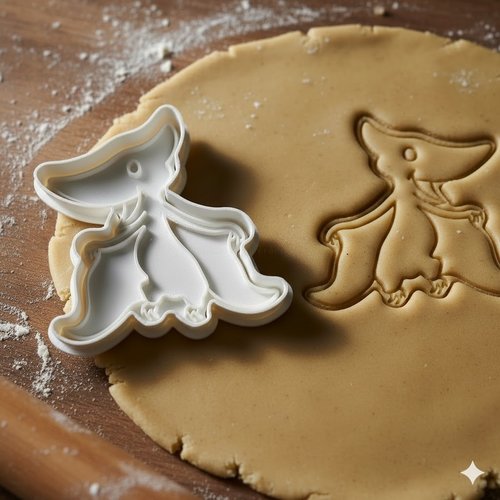 Emporte-pièce ptérodactyle dinosaure pour pâtisserie et biscuits 8 cm
