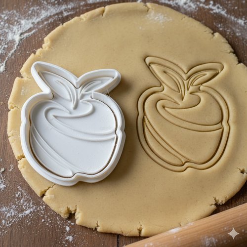 Emporte-piece pomme 8 cm - moule a biscuit artisanal