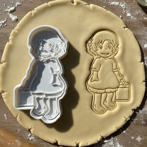 Emporte-piece ponyo - moule a biscuit artisanal 8 cm